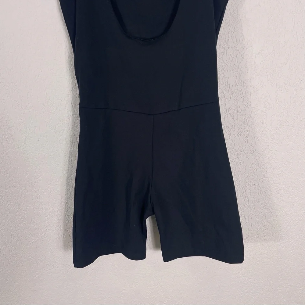 Girlfriend Collective Black Bike Unitard - Picture 7 of 9